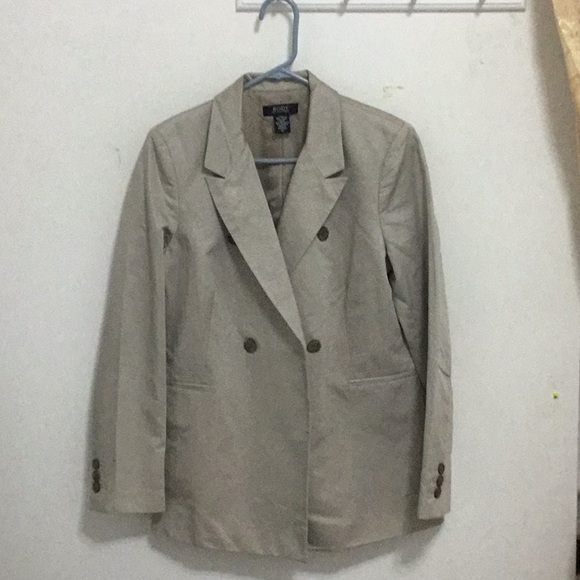 Pea coat/trench great condition, like new - Picture 3 of 5